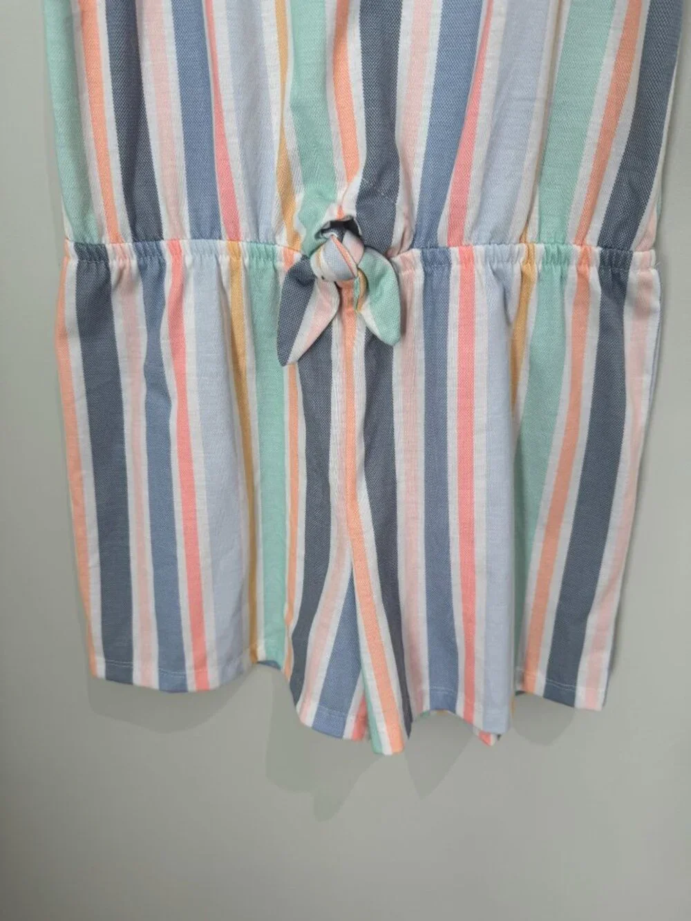 Wonder Nation Girls Romper Size L 10 12 Sleeveless Pull On Jumpsuit NWOT